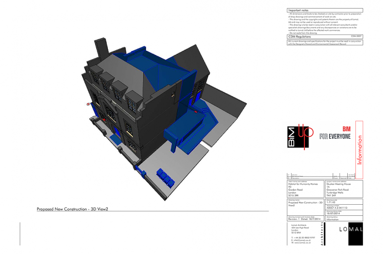 Quaker Meeting House - Tunbridge Wells - Construction