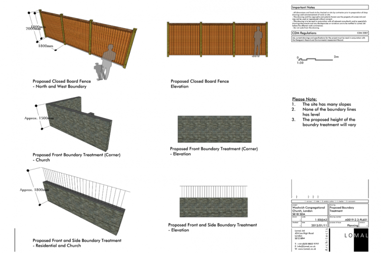 Woolwich Congregational Church, London – Planning
