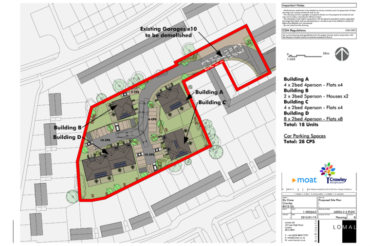 Ely Close, Crawley – Planning