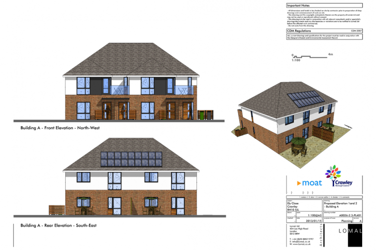 Ely Close, Crawley – Planning