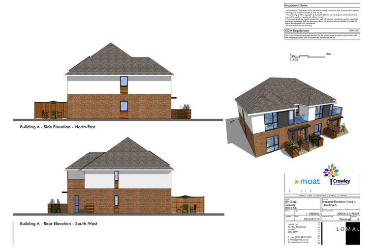 Ely Close, Crawley – Planning