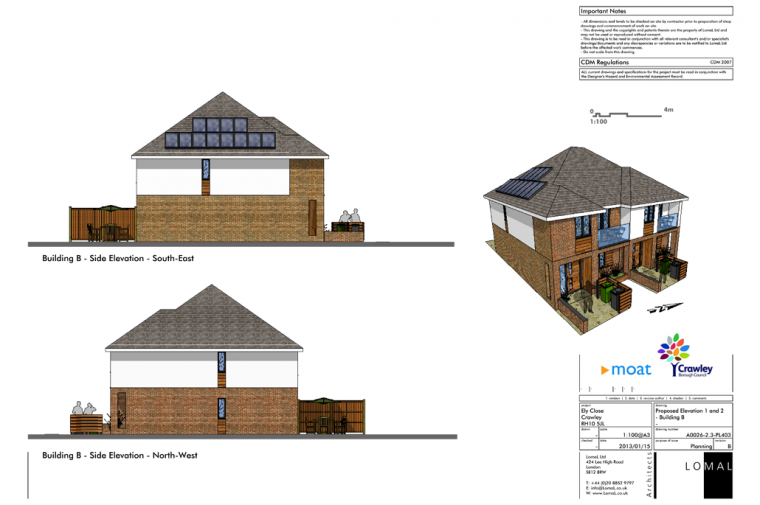 Ely Close, Crawley – Planning