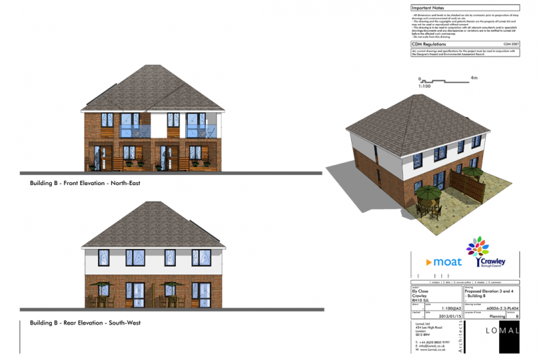 Ely Close, Crawley – Planning