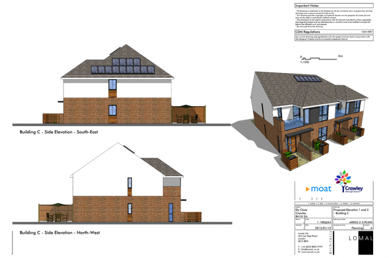 Ely Close, Crawley – Planning