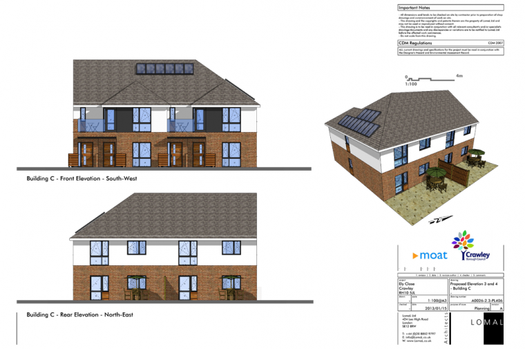 Ely Close, Crawley – Planning