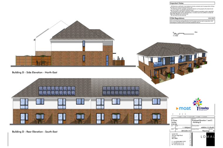 Ely Close, Crawley – Planning