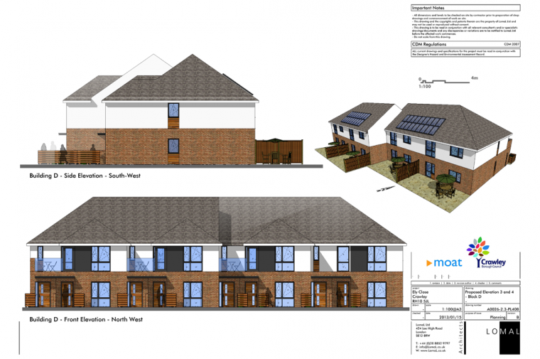 Ely Close, Crawley – Planning