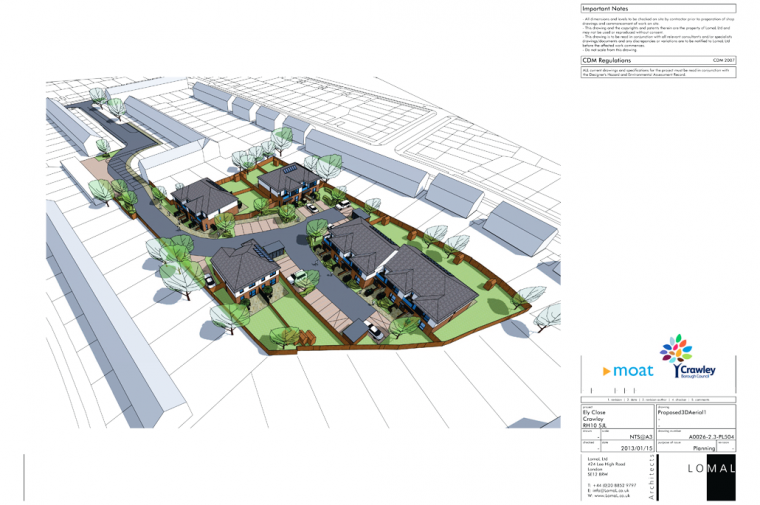 Ely Close, Crawley – Planning