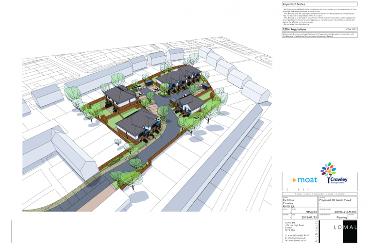 Ely Close, Crawley – Planning