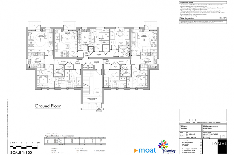 Lark Rise Phase 1, Crawley – Planning