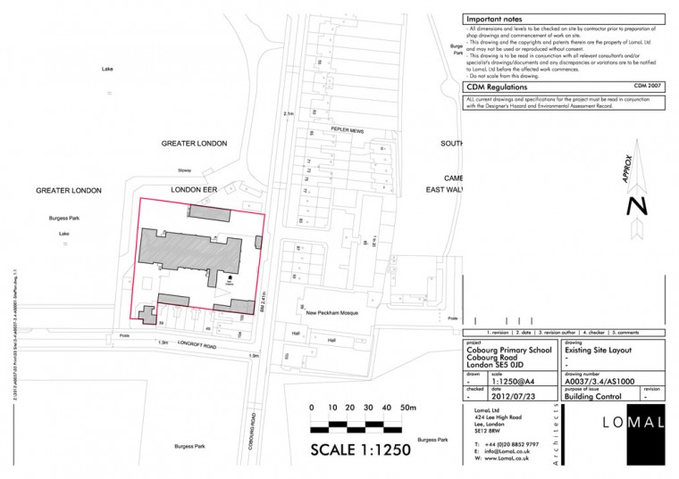 Cobourg Primary School, London – Construction