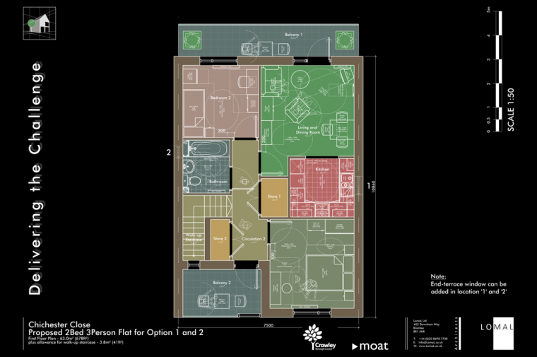 Chichester Close, Crawley – Competition