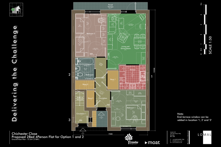 Chichester Close, Crawley – Competition