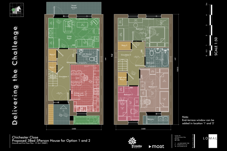 Chichester Close, Crawley – Competition