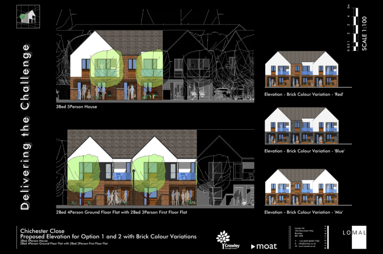 Chichester Close, Crawley – Competition