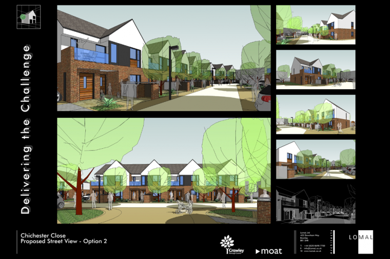 Chichester Close, Crawley – Competition