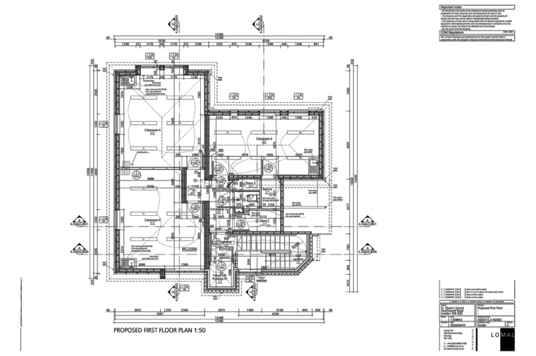 St Olave’s Prep School, London – Construction